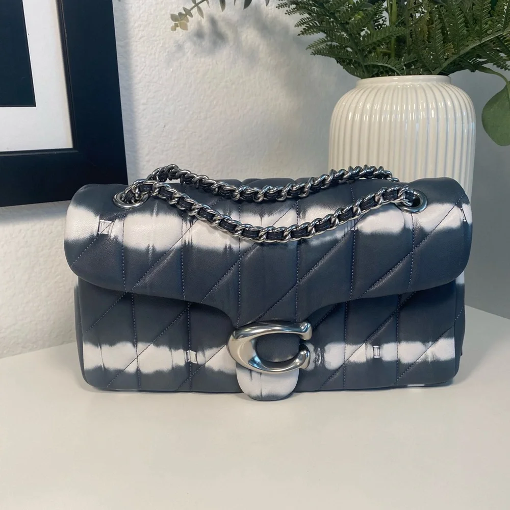 New Coach Tabby 26 Quilted Nappa Leather Tie Dye - Picture 1 of 16